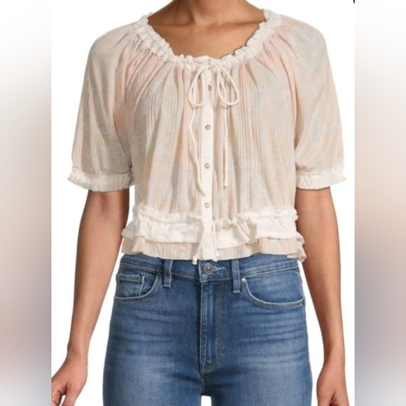 Free PeoplePerfect Day Top In Pop Combo - Picture 3 of 4